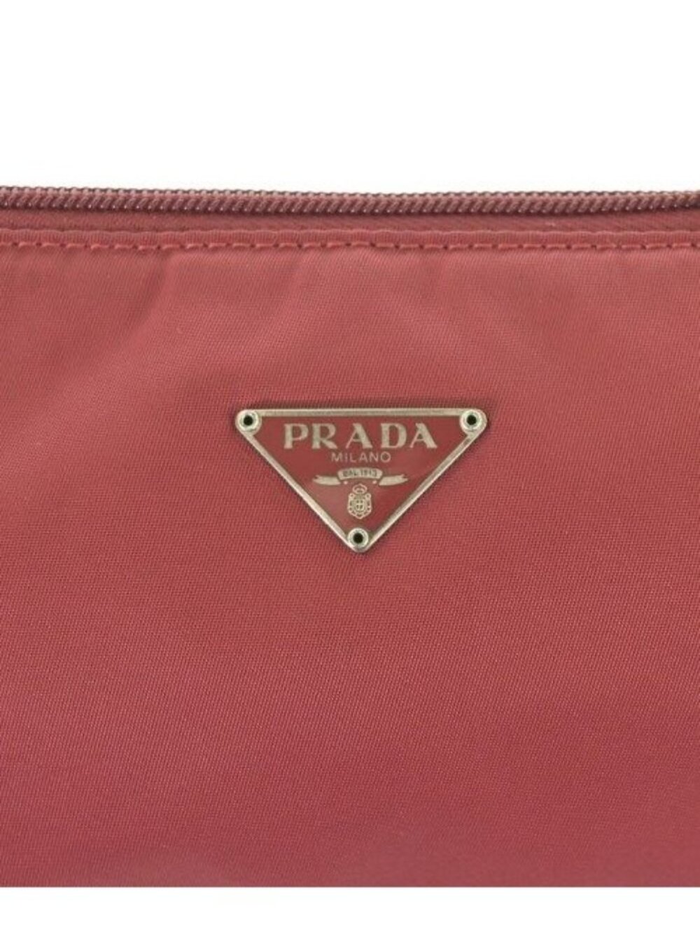 Prada Nylon Handbag Red - Picture 8 of 12